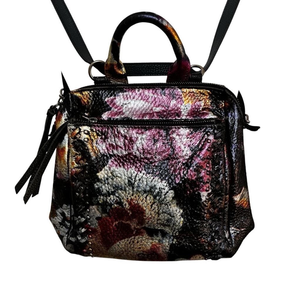 Unique custom Floral foil The Sak Loyola mini backpack shoulder bag